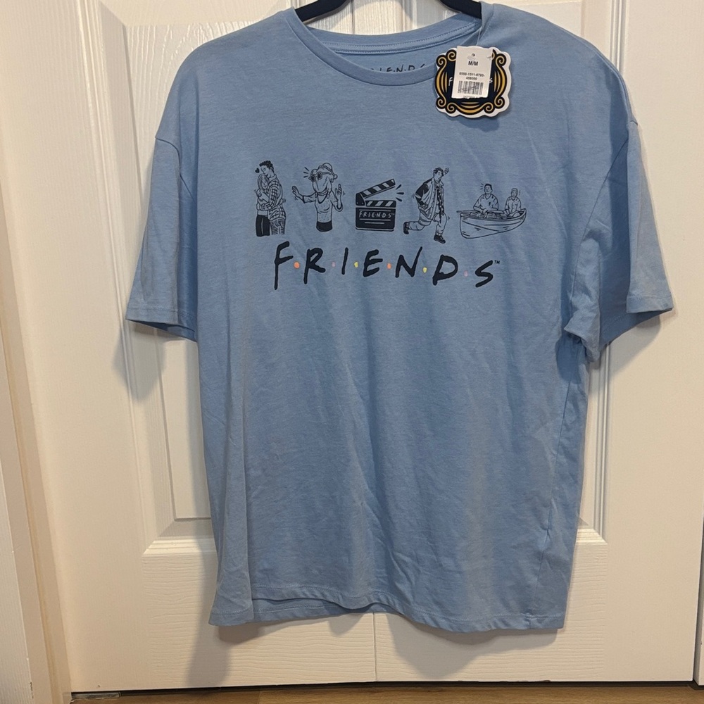 FRIENDS Light Blue Graphic Tee